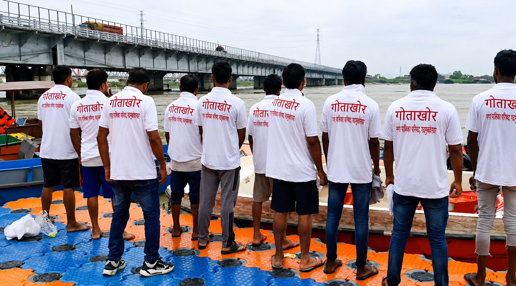 ब्रजघाट में हाई अलर्ट: लाखों कांवड़ियों की सुरक्षा के लिए प्रशासन ने बनाया अभेद्य सुरक्षा घेरा