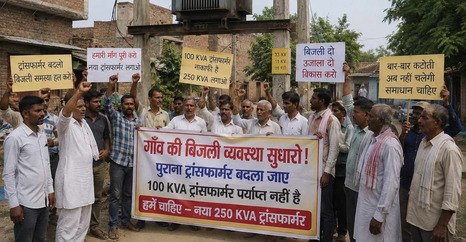 बनखण्डा में बिजली संकट बरकरार, स्वीकृत 250 KVA ट्रांसफार्मर नहीं लगाने पर शिकायत